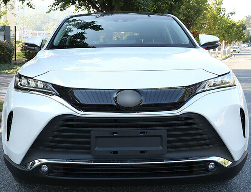 2P Glossy Black Front Bumper Air Inlet Cover Trim ABS for Toyota Venza 2021-2023