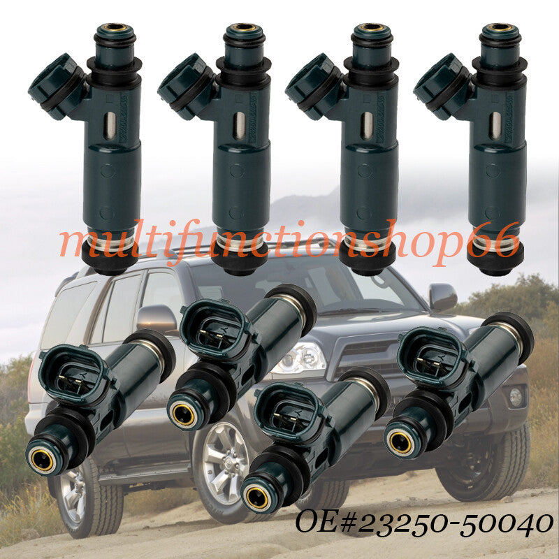 8Pcs Fuel Injectors for Toyota Tundra for Lexus 4.7L V8 2000-2003 2004 23250-50040