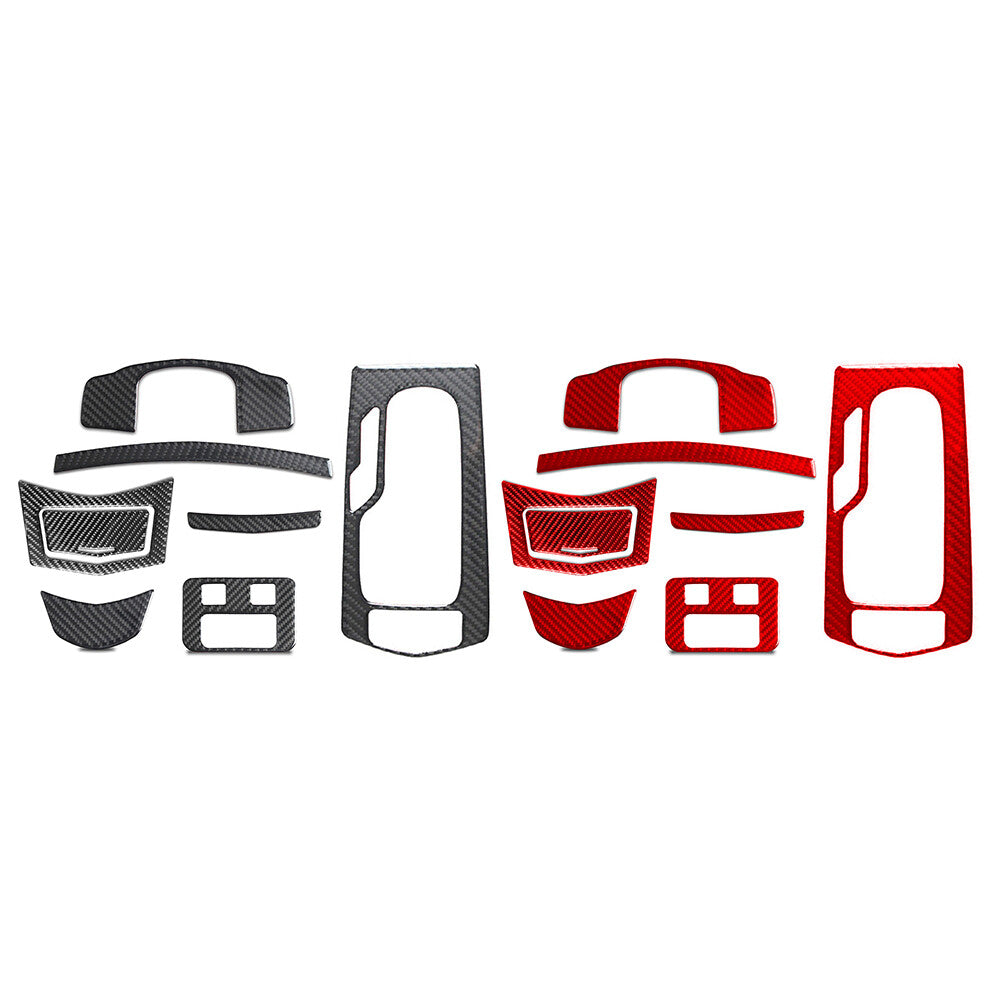 8 Pcs LHD Interior Full Set Kit Cover Trim for Cadillac ATS 2013-2019