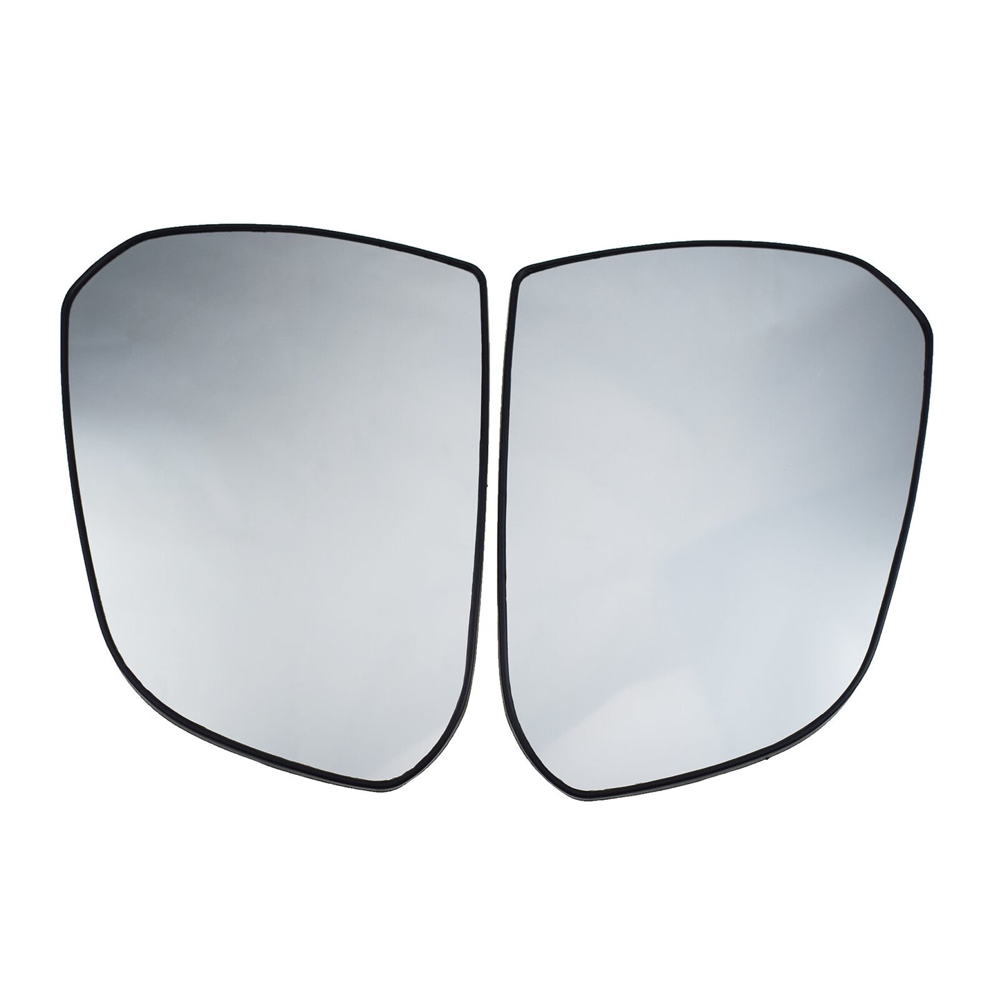 Pair Left Right Side Non-Heated Mirror Glass W/ Back for Hyundai I10 2014-2020