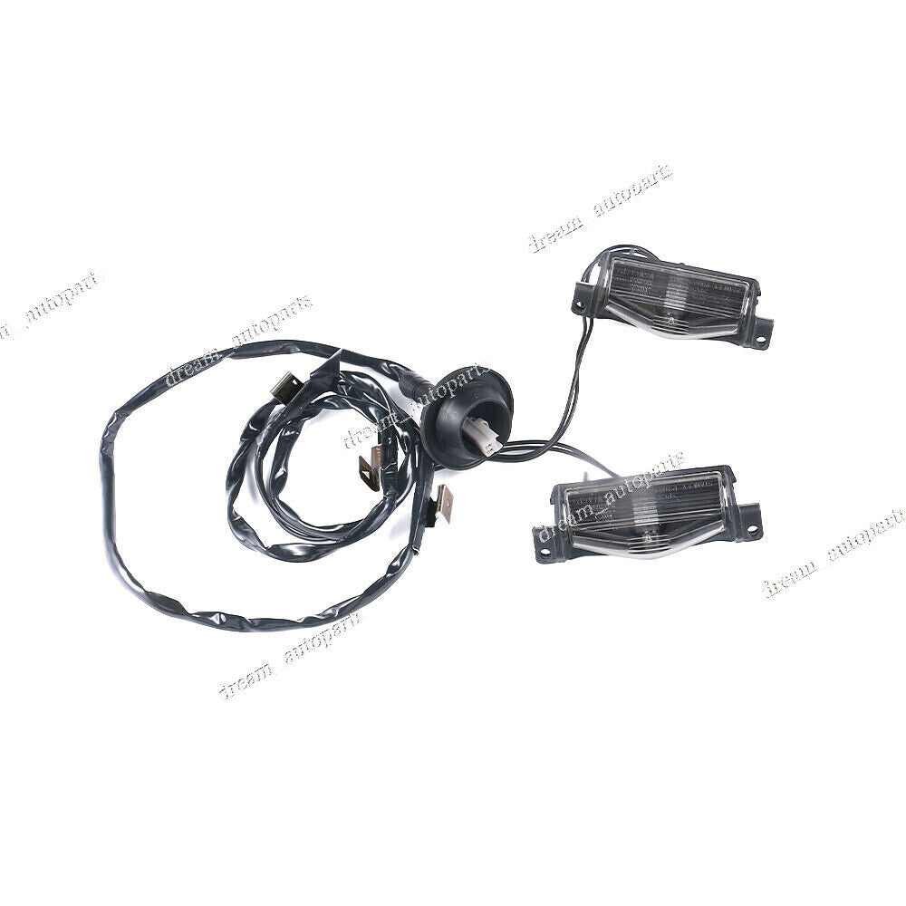 Rear License Plate Light Assembly with Bulbs Fits 2009-2013 for Mazda 3 BS1E-51-270