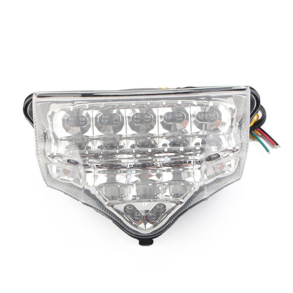 Fit for Yamaha FZ600 FZ6 FAZER 2004-2009 LED Taillights Brake Turn Signal Clear Lens