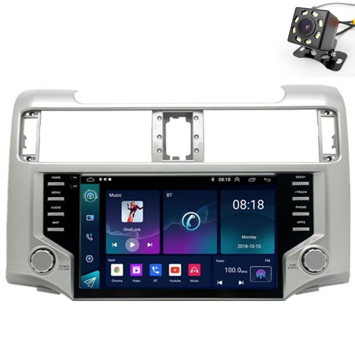 Fit for Toyota 4Runner 2010-2023 Android 13 Car Stereo Radio GPS WIFI FM Camera