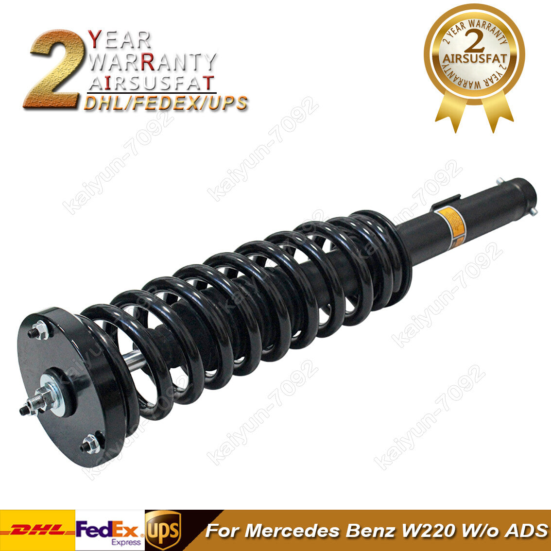 1x for Mercedes W220 Front Left / Right Coil Spring Shock Strut Assembly W/O ADS