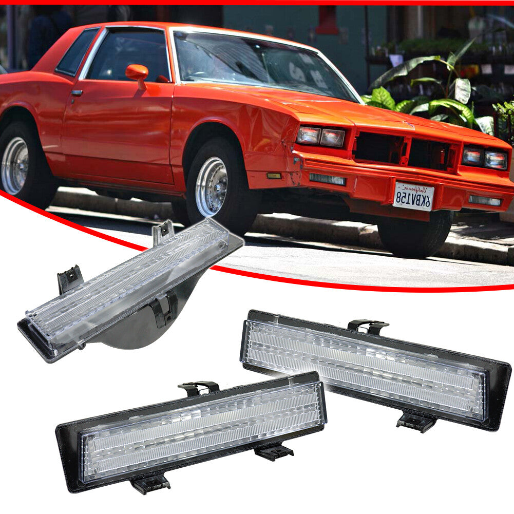 Transparent Driver and Passenger Signal Light Housing Kit for Chevrolet 81-88 Monte Carlo SS