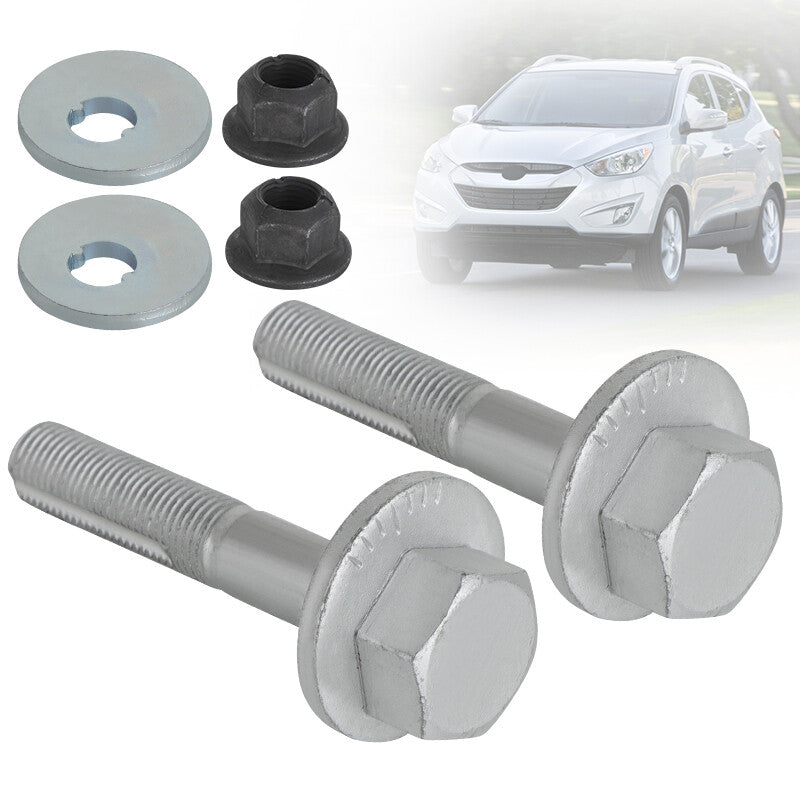 2x Rear Suspension Lateral Arm Adjust Bolts for Hyundai i40, ix35 Sonata for Tucson