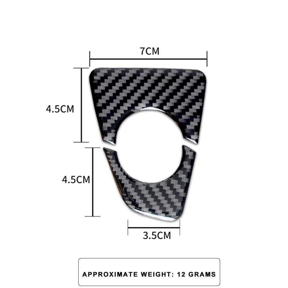 Carbon fiber gearshift bottom trim for BMW 3 Series F30 2013-2019