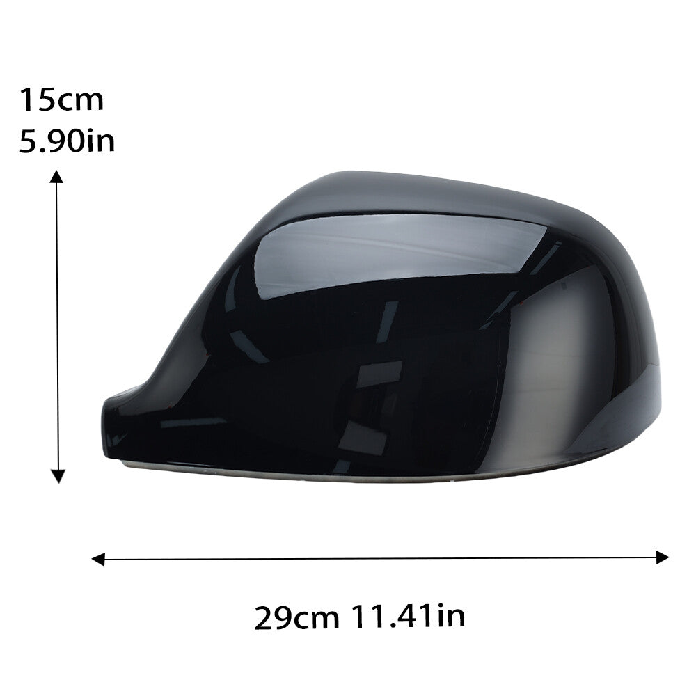 F¨¹r for VW Amarok Transporter T5 T6 Schwarz Spiegelkappen Spiegel Abdeckung Links