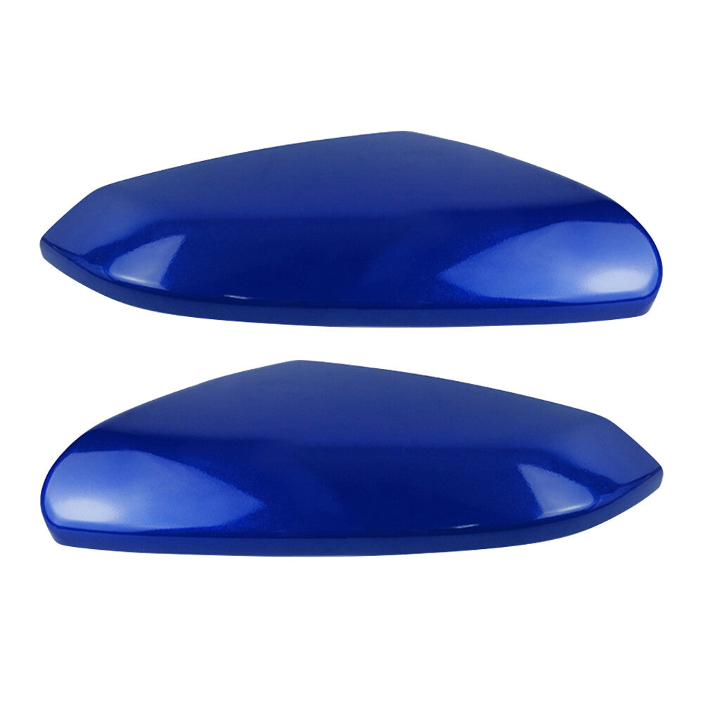 1 Pair Exterior Mirror Cover Front Left Right Blue for Honda for Civic 2016 - 2020