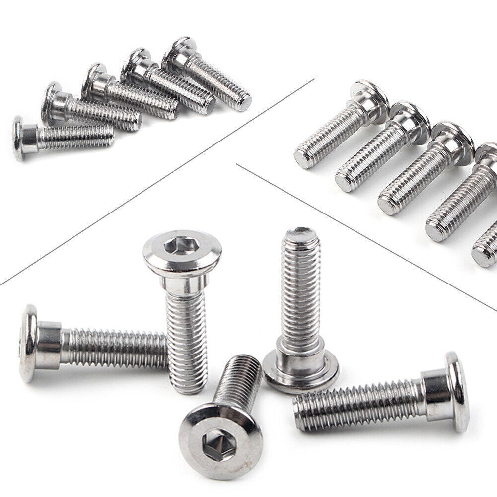 M8x30mmx 1.25 Steel Bolts Ti Hex Socket Disc Brake Rotor Screws Fasteners