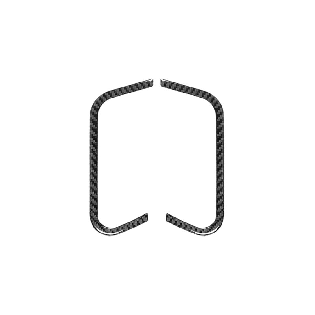 2Pcs Door Storage Bag Frame Trim Cover Carbon Fiber for Honda S2000 2000-2003