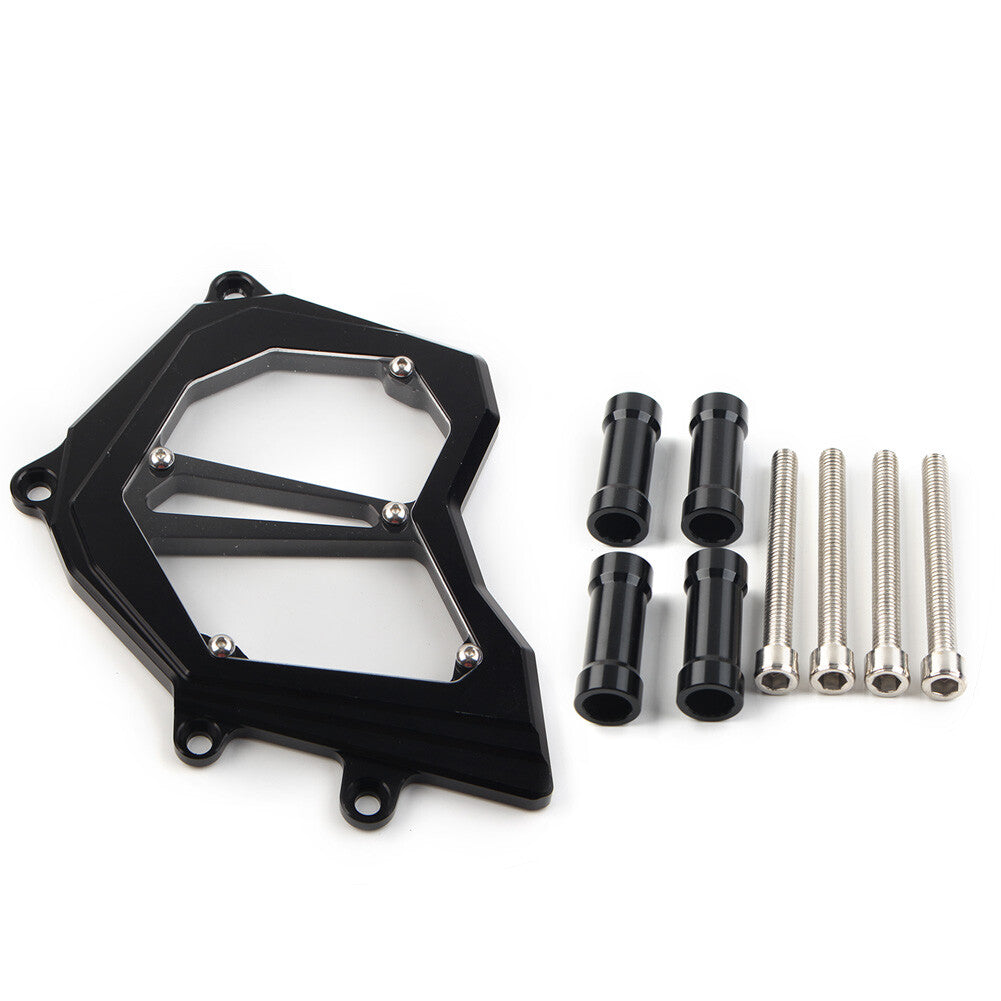 CNC Front Sprocket Cover Chain Guard for KAWASAKI ZX10R 2011-2023 Black cl