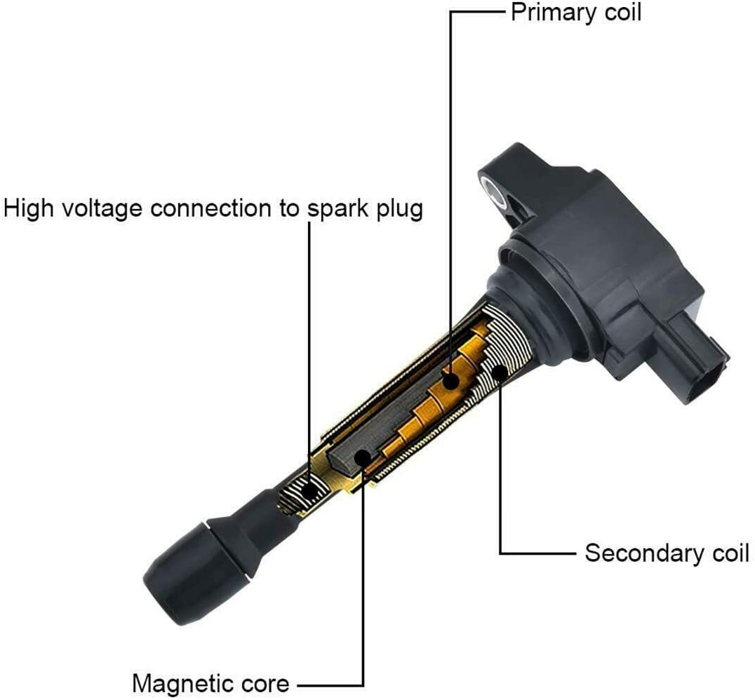 4PCS Ignition Coil 22448-JA00C for Nissan Rogue Altima NV200 Sentra for Infiniti M56