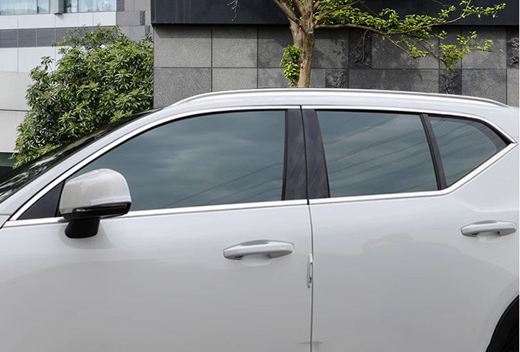 for Volvo XC40 2019-2024 Silver Titanium Lower Window Sill Molding Strip Trim 4x