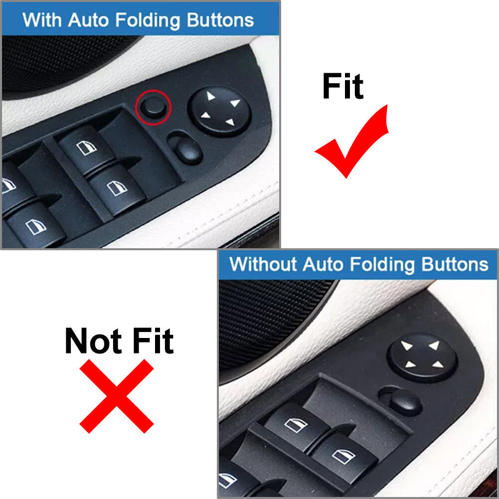 Window Lift Switch Panel Cover Trim for BMW 3 Series E90 E92 E93 2005-2012 2010