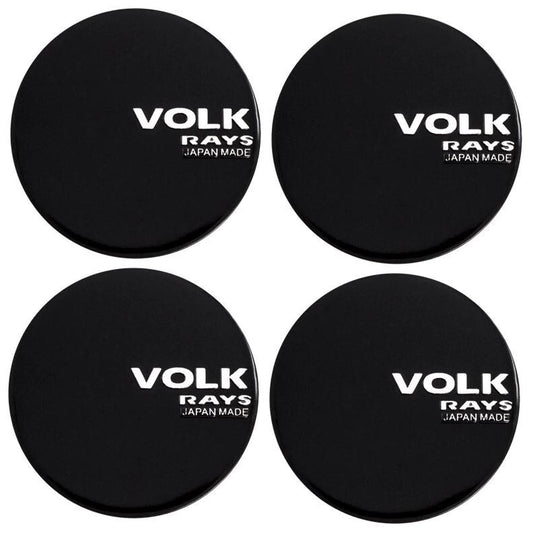 4x45mm Volk Rays Wheel Center Hub Sticker Rim Sticker Black