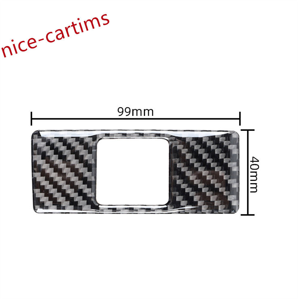 Carbon Fiber Interior Light Control Switch Panel Cover for Ford F150 2009-2014 A