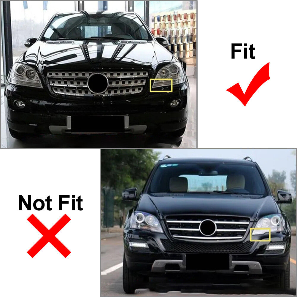 GTR Style Front Bumper Radiator Hood Grille for Benz ML Class W164 2005-2008