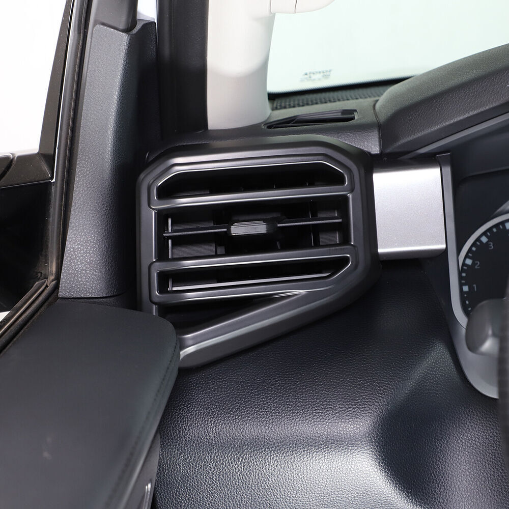 Matte Black Dashboard Side Air Vent Outlet Trim For Toyot@ Tundr@ /Sequoia 2022+