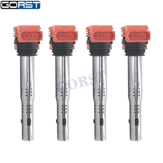 4 x Ignition Coils 06E905115E for Audi for A4 , for A5 , R8, for Volkswagen for Golf GTI, for Jetta 2.0T 06E905115A