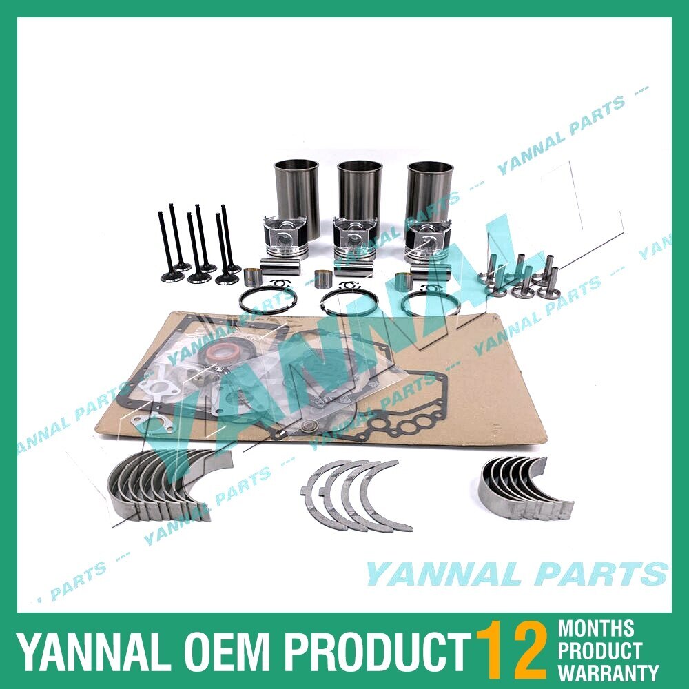 Engine rebuild kit for A1700 3-cylinder engine overhaul
