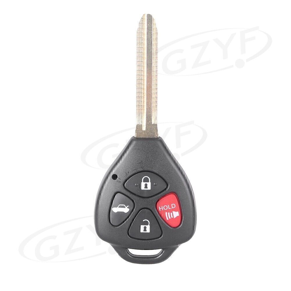 Remote Uncut Blank Key Fob Keyless Entry Shell Case for Toyota for Corolla for Avalon