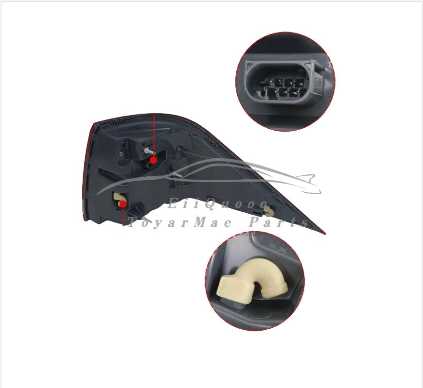 Left Rear Outer Tail Light Brake Stop Lamp for Mercedes Benz ML W166 2012-2015