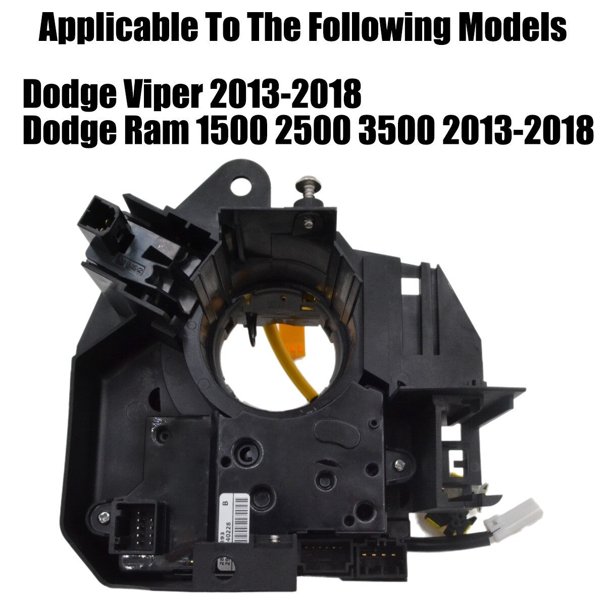 Clock spring assembly 68110739AE compatible with 2013-2018 for Dodge for Ram 1500