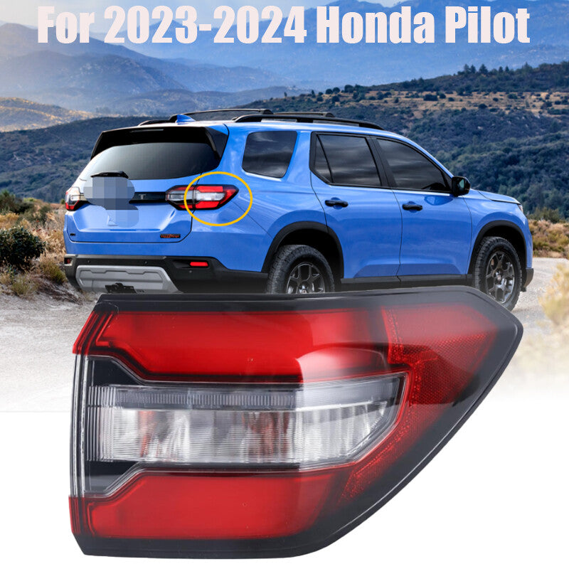 For 2023 2024 for Honda Pilot Outer Tail Light LH Driver Left Side LED Lamps