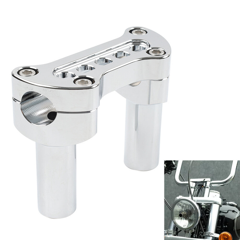 3.5 Handlebar Riser  Top Clamp Fit for Harley Dyna Softail Sportster Street bob