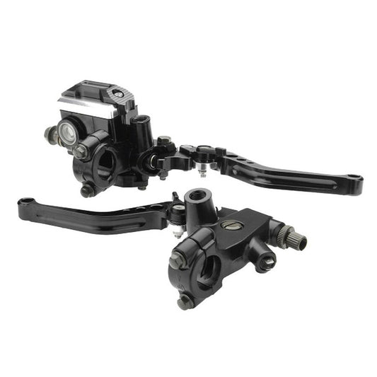 7/8 Motorcycle Front Brake Clutch Levers Master Cylinder Reservoir Lever 2pcs