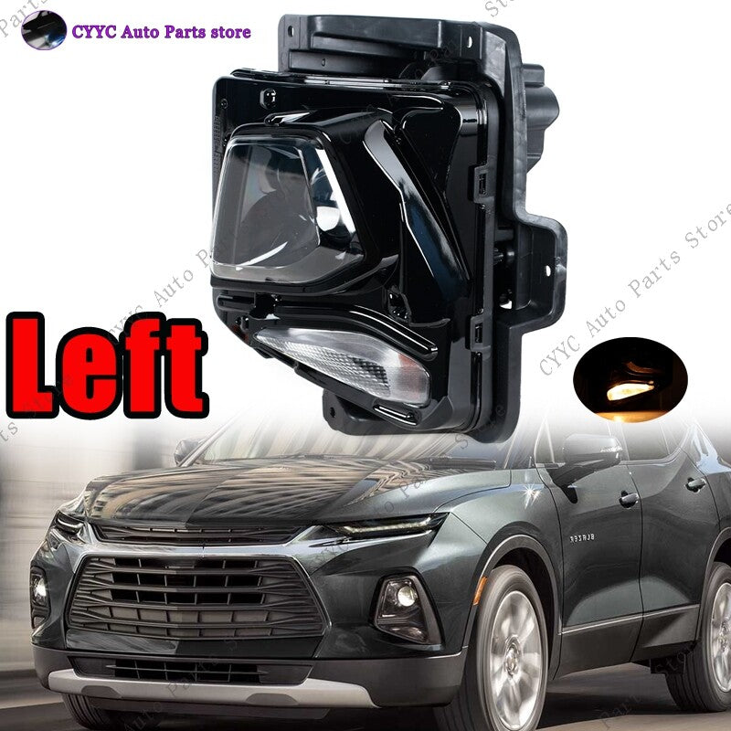 Left for Chevrolet Blazer 2019-2021 HID LED Front Turn Signal Lamp Fog Light