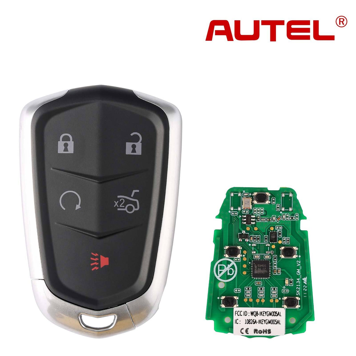Premium IKEYGM005AL Universal Car 5 Buttons for Smart Key Fit For GM for Cadillac