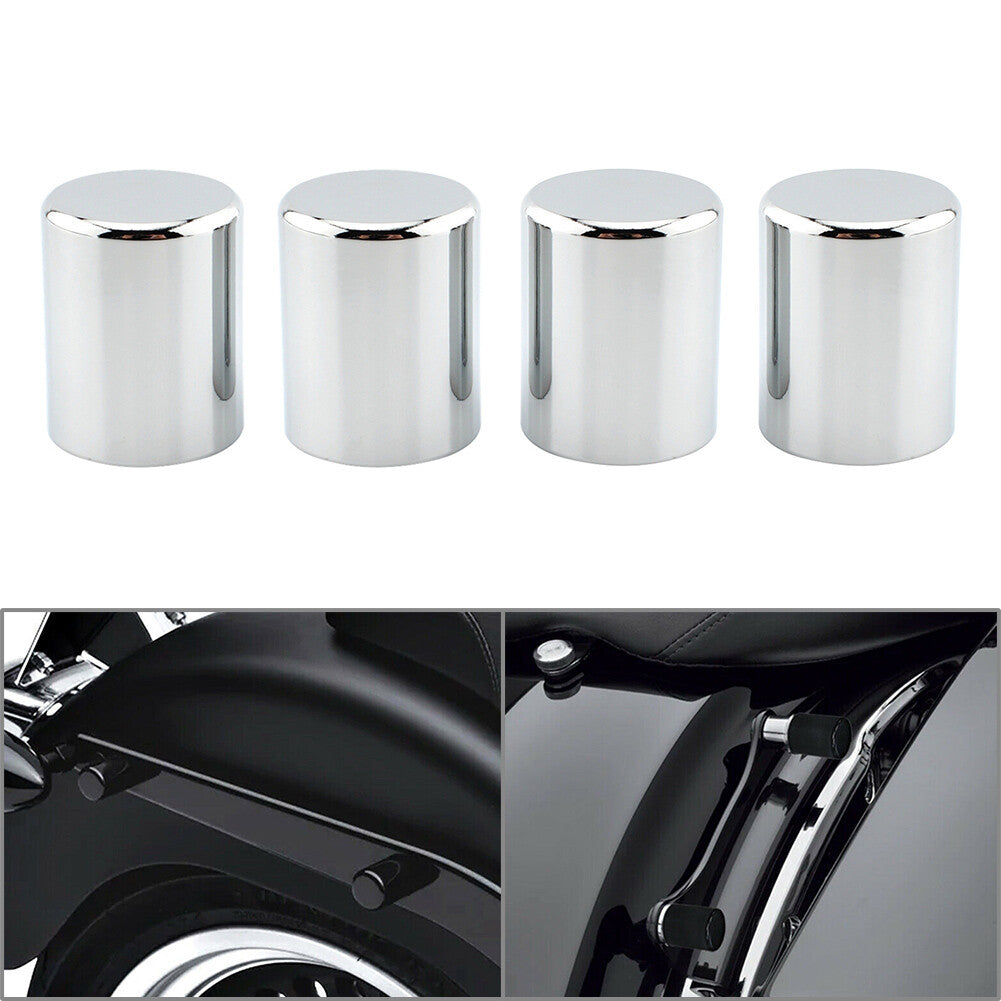 4pcs Docking Hardware Point Cover for Harley Sportster Touring Road King Dyna