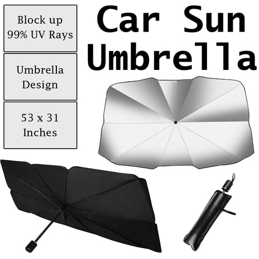 for Ford Accessories Car SUV Windshield Umbrella Sun Shade UV Block Visor Cover