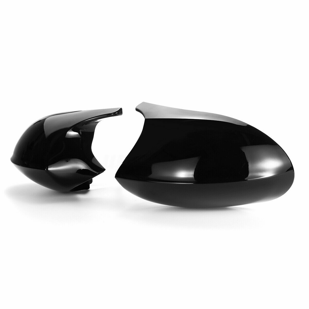Carbon fiber M3 style side mirror caps for BMW E90, E91, E92, LCI (2005-2007).