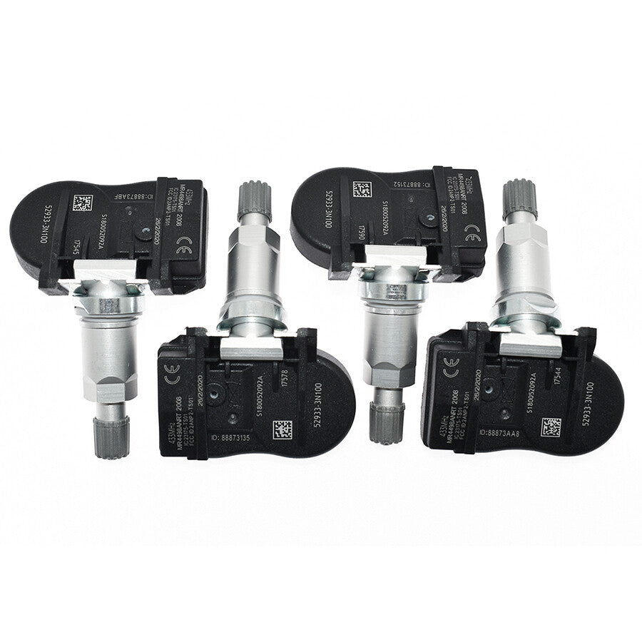 4X Tire Pressure Sensors 433MHz for Hyundai Accent Santa Fe for KIA Rio #52933-3N100