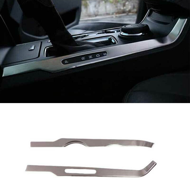 for Ford Explorer 2011-2019 Silver Titanium Console Gear Shift Both Side Trim