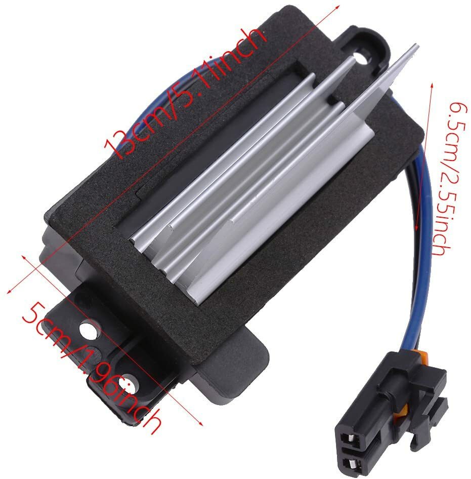 Fan motor, fan, resistance heater control module 4P1516 for Chevrolet for GMC for Yukon