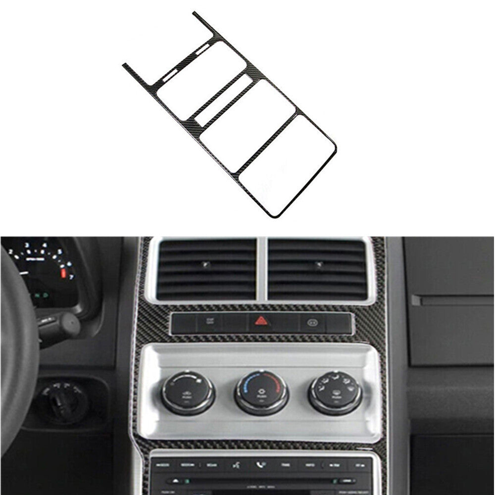 Carbon Fiber Central Console Panel Cover Trim for Dodge Journey 2009-2010 SXT SE