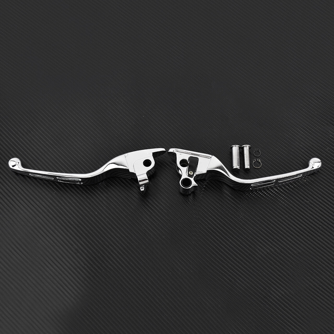 Clutch Brake Levers Fit for Harley Touring Trike model 08-13 FLHR 14-16 Chrome