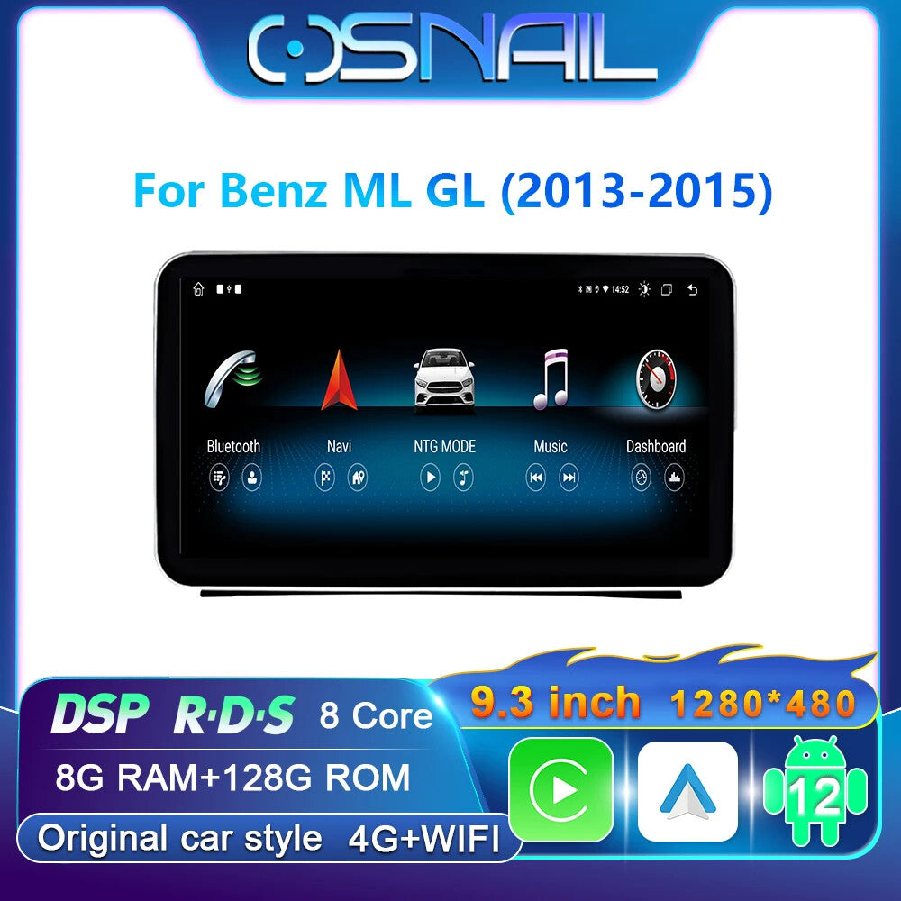 Car Radio for Mercedes for Benz GL Android Auto Stereo Multimedia Player CarPlay GPS
