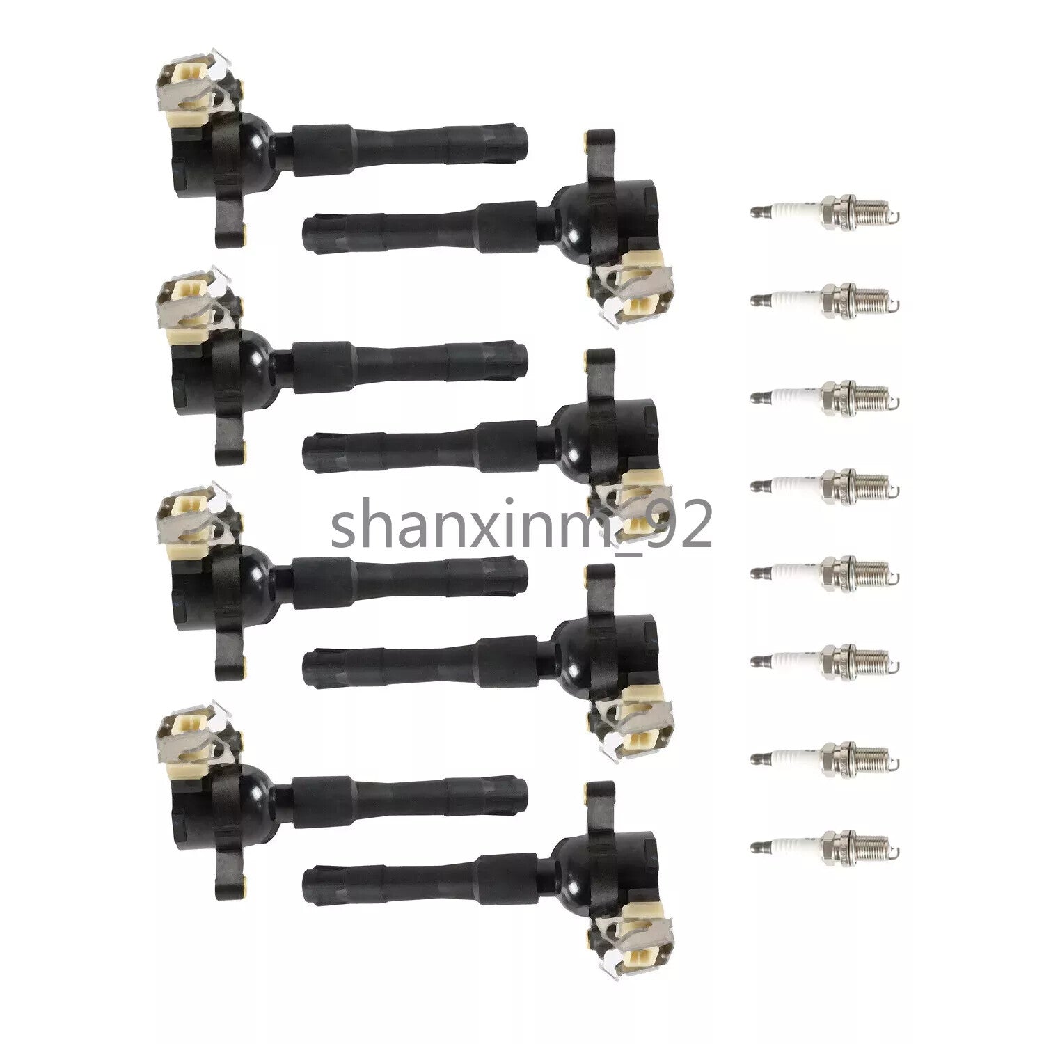 Set of 8 Ignition Coil  Platinum Spark Plug for 1996-2002 for BMW 328i UF354