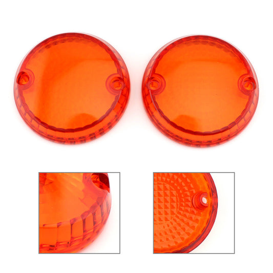 Motorcycle Turn Signal Lens for Kawasaki Vulcan 1500 Classic Mean Streak Amber