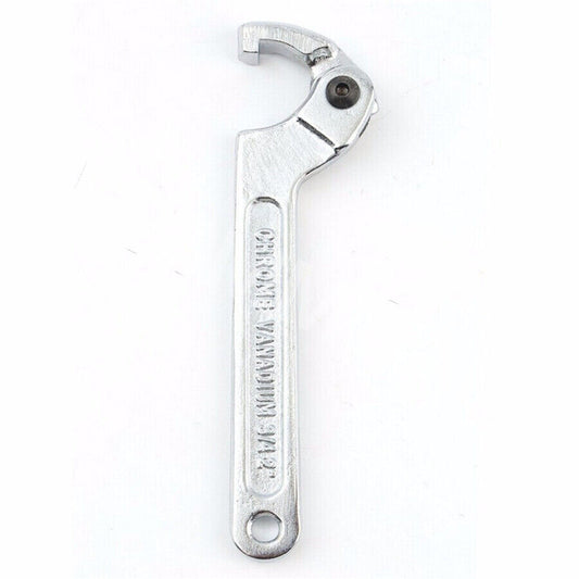 Adjustable Hook Wrench 19-51 mm C Round Spanner Tool Slotted Retaining Accessory