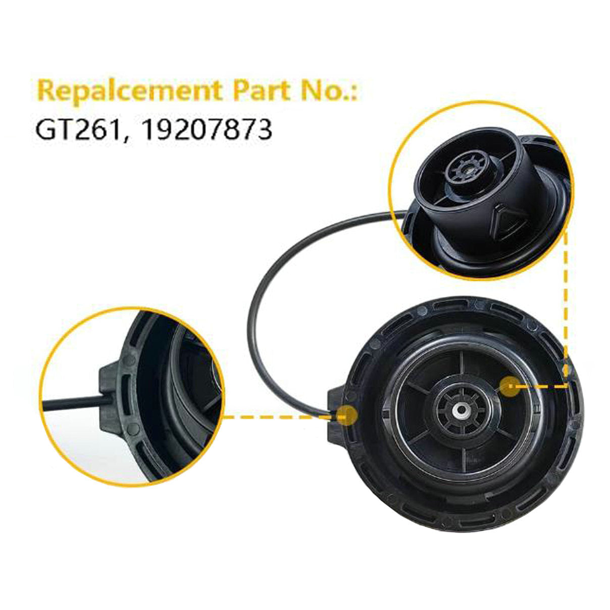 GT261 for Chevy for GMC for Buick for Cadillac for Chevy for Pontiac for Saturn Fuel Tank Gas Filler Cap