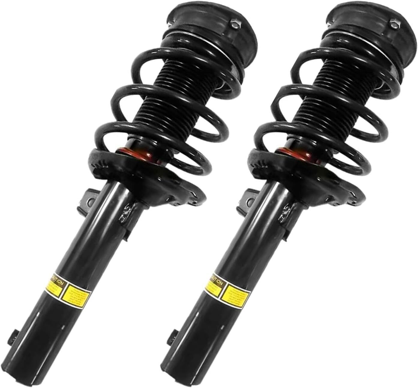 2X Front Electric Shock Struts Assys Fit for VW for Golf MK7 R GTI for Seat Leon 2015-2020