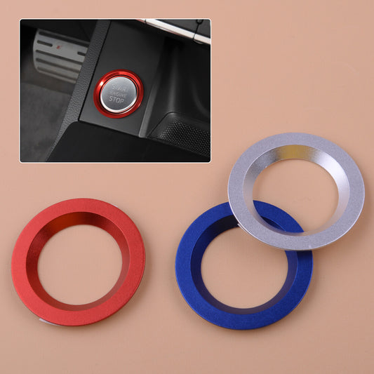 Engine Start Button Ring Cover Trim Fit for Land Rover Discovery Sport 2015-18