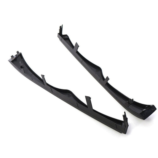 2X Headlight Eyebrow Lower Headlamp Eyelid Cover Trim For E46,325,330 Sedan