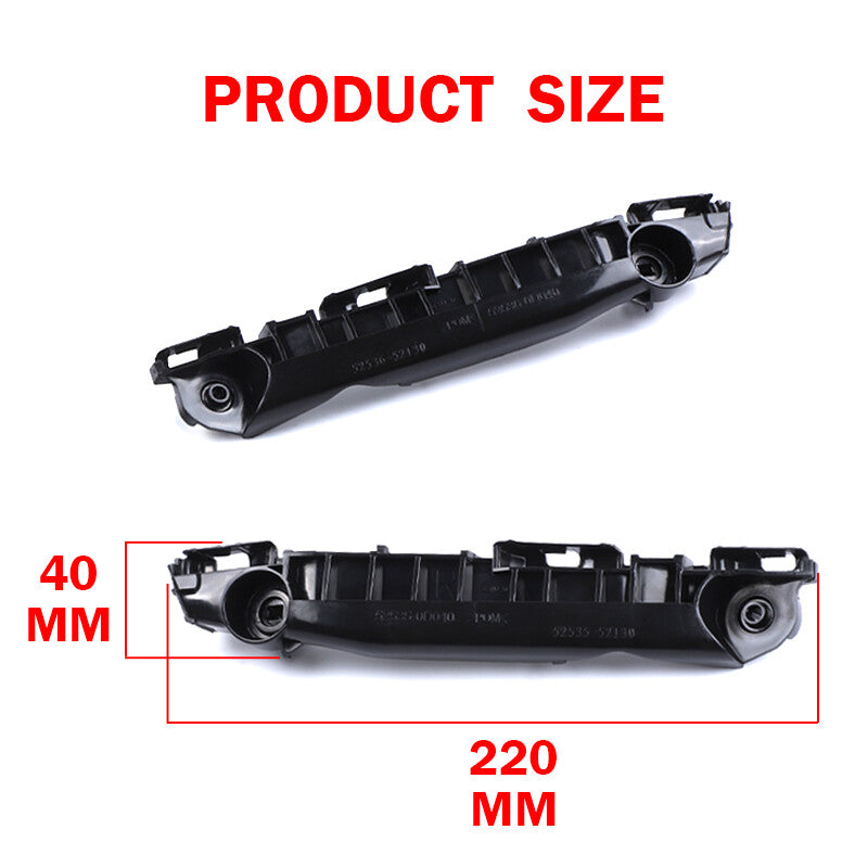 Front Driver and Passenger Side Bumper Bracket for Toyota Yaris 2007-2011 2008